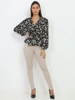 Jeans Skinny Effet Push Up -Chemisier Gilet Soldes Boutique O13 A221 5 BGE 3