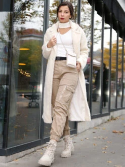 Pantalon Cargo Ceinturé 7 Pantalon Cargo Ceinturé -Chemisier Gilet Soldes Boutique P13 C9110 2 TAU 4