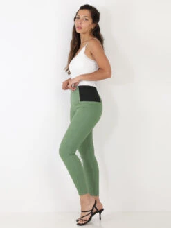 Tregging à Large élastique -Chemisier Gilet Soldes Boutique P13 N611 3 KHK 3