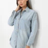 Surchemise En Jeans Oversize