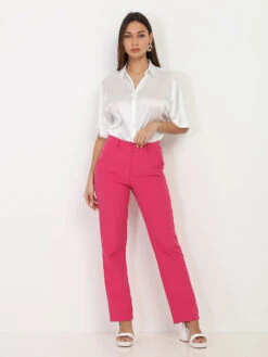 Pantalon De Costume Droit -Chemisier Gilet Soldes Boutique P33 15283 FSH 3