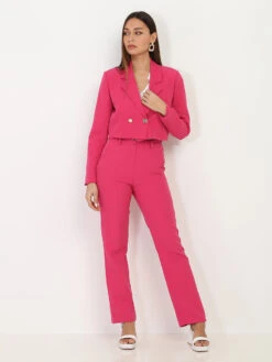 Pantalon De Costume Droit -Chemisier Gilet Soldes Boutique P33 15283 FSH 4