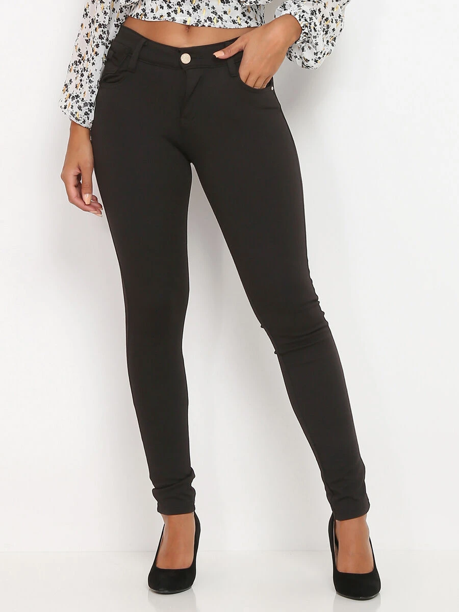 Jegging Skinny Avec Noeuds Aux Poches 1 Jegging Skinny Avec Noeuds Aux Poches
