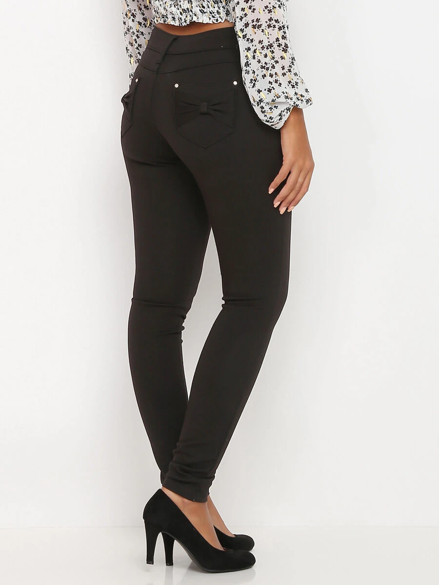 Jegging Skinny Avec Noeuds Aux Poches 2 Jegging Skinny Avec Noeuds Aux Poches – Image 2