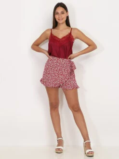 Caraco à Col V En Dentelle 7 Caraco à Col V En Dentelle -Chemisier Gilet Soldes Boutique R18 8651 WIN 4