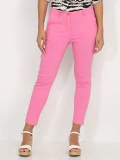 Pantalon Slim à Poche Volants