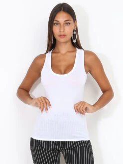 Débardeur Moulant Et Extensible