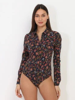 Body Style Chemise à Fleurs