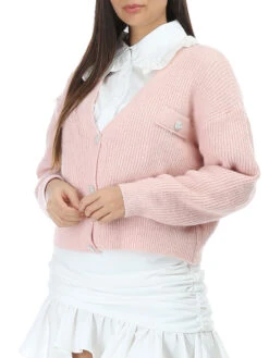 Gilet En Maille Et Boutons Bijoux