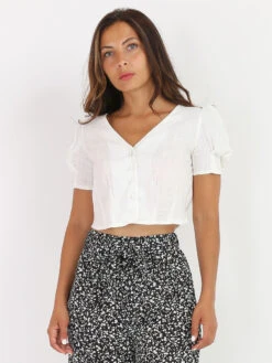 Chemisier Cropped Style Lin