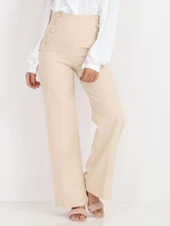 Pantalon Palazzo Style Officier
