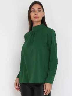 Blouse Boutonnée Au Dos