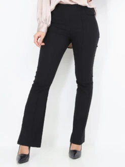 Pantalon Bootcut à Coutures Apparentes