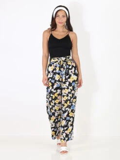 Débardeur Court Côtelé -Chemisier Gilet Soldes Boutique V19 3537 BLK 3