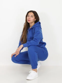 Jogging Basique Fourré -Chemisier Gilet Soldes Boutique Y14 H9639 BLU 4