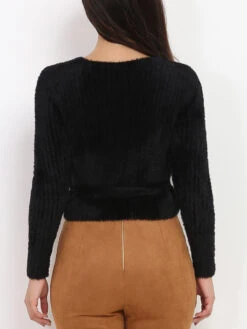 Chemisier Gilet Soldes Boutique -Chemisier Gilet Soldes Boutique Z06 2221 BLK 2