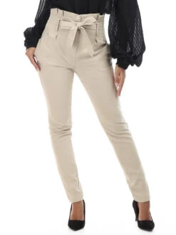 Pantalon Avec Ceinture à Nouer