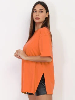 T-shirt Oversize Fendu Sur Les Côtés